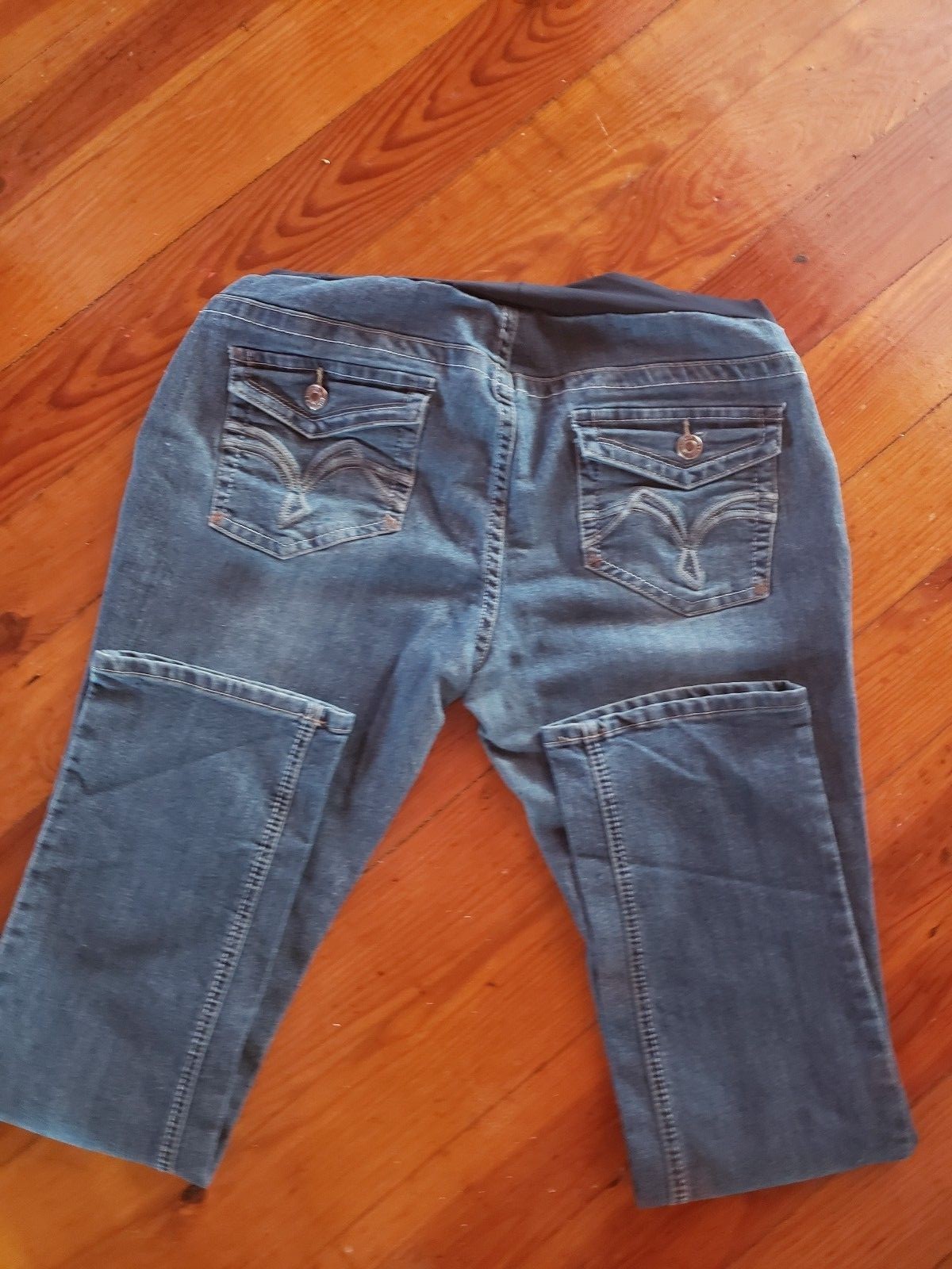 Ladies Bella Vida Maternity Jeans Sz Large