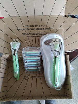 Dorco Pace 6- Six Blade Razor Blade System - Value Pack (4 Pack + 2 ergo Handle)