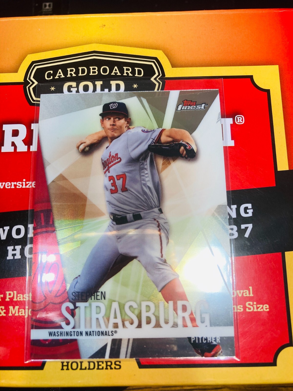 Stephen Strasburg 2017 Topps Finest Card #49 Washington