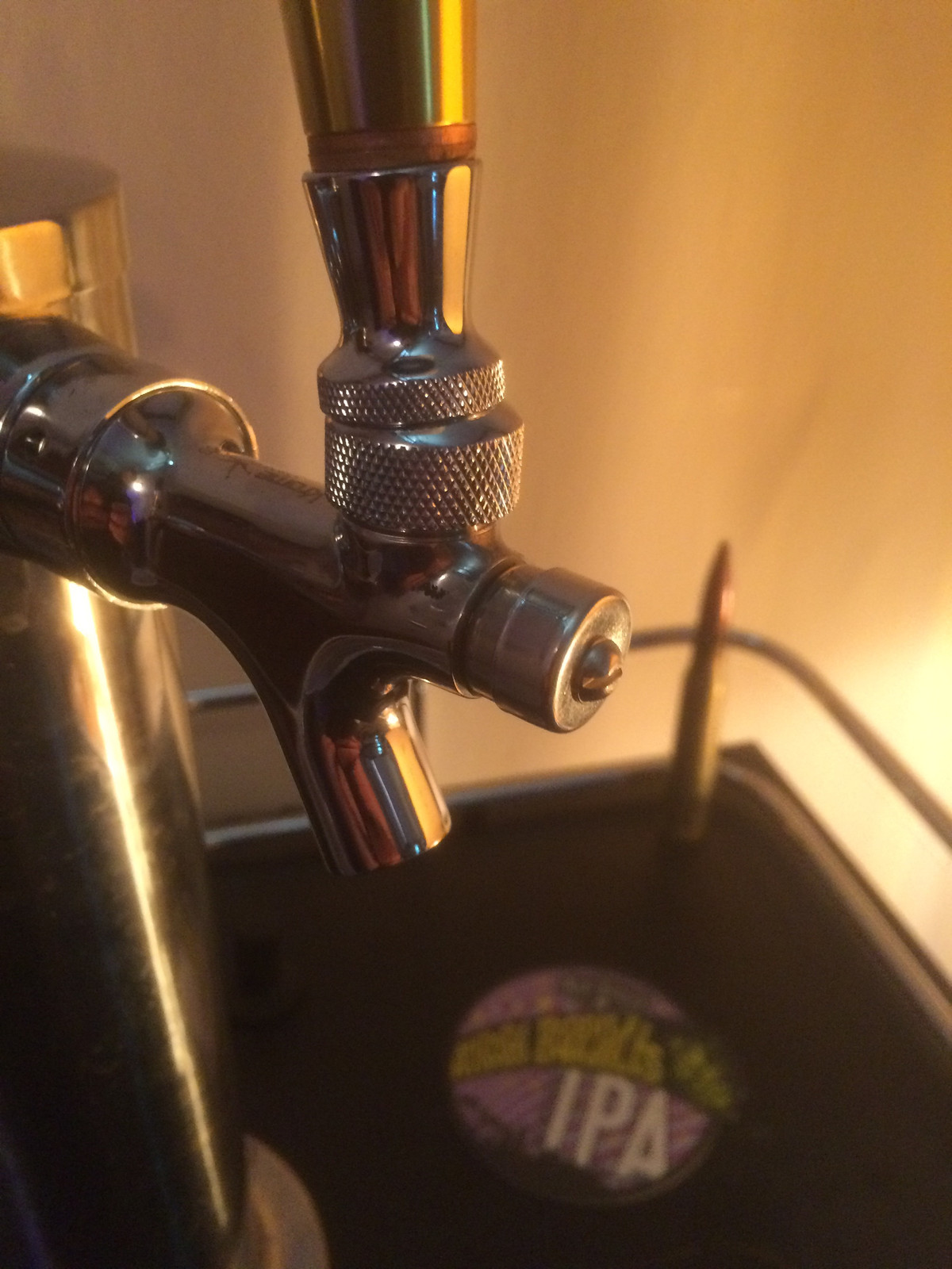 Self Closing Spring Loaded Draft Beer Faucet Stainless Steel