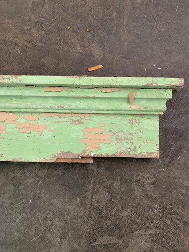 Vintage Primitive Wooden Decorative Architectural Salvage House Mantle #1