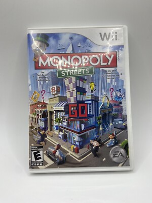Monopoly Streets (Nintendo Wii, 2010) Complete In Box
