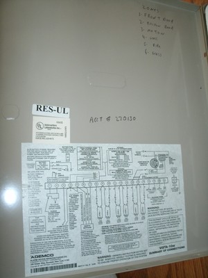 Honeywell Ademco Vista-15P Security System with Enclosure