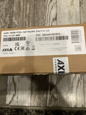 axis T8508 POE+ network switch