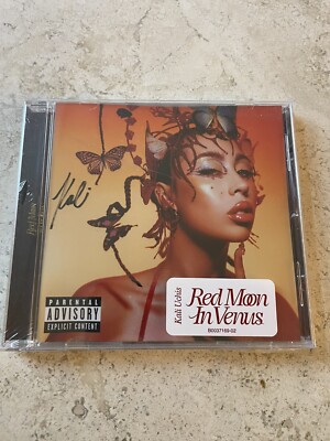 Kali Uchis - Red Moon in Venus - Signed Autographed CD - Damaged (Case Crack)