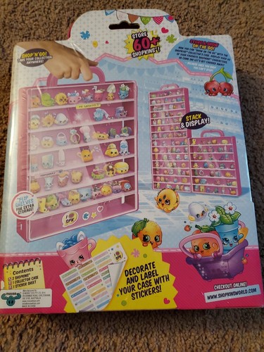 NEW Shopkins COLLECTORS CASE Stores 60+SHOPKINS INCLUDES 2 EXCLUSIVE SHOPKINS