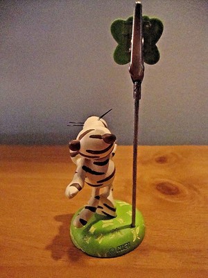 TIGER PHOTO / CARD CLIP ~ RESIN ~ NEW~LOWE'S 1987 TURNER