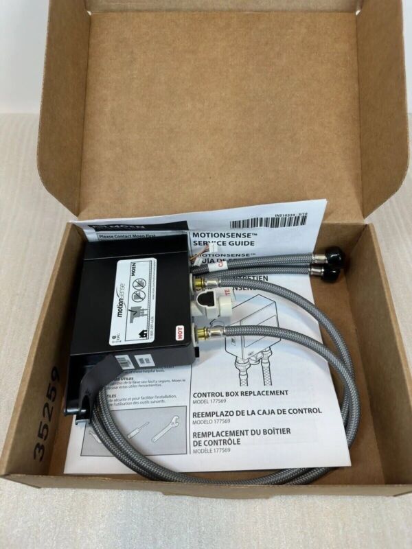 NEW Moen 177569 & 177568 motionsense control box for touchless kitchen faucets.