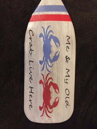 Hand Painted Boat Paddle