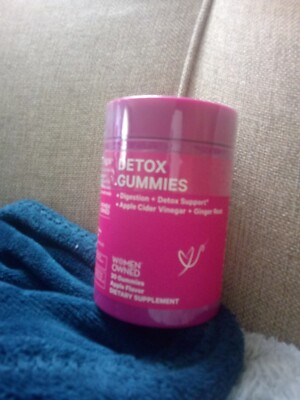 Pink Stork Full Body Detox Gummies. Apple Flavor. 30 Day Supply (7/2025 Exp)