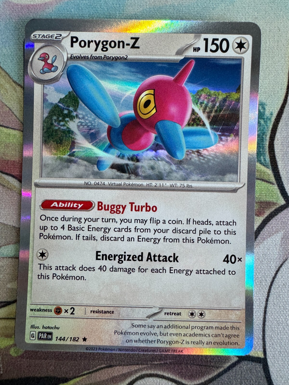 ぽーん Porygon-Z Holo English Pokemon TCG BKBU847 | eBay