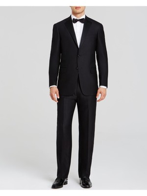 

HART SCHAFFNER MARX Мужской черный однобортный пиджак с раздельным пиджаком