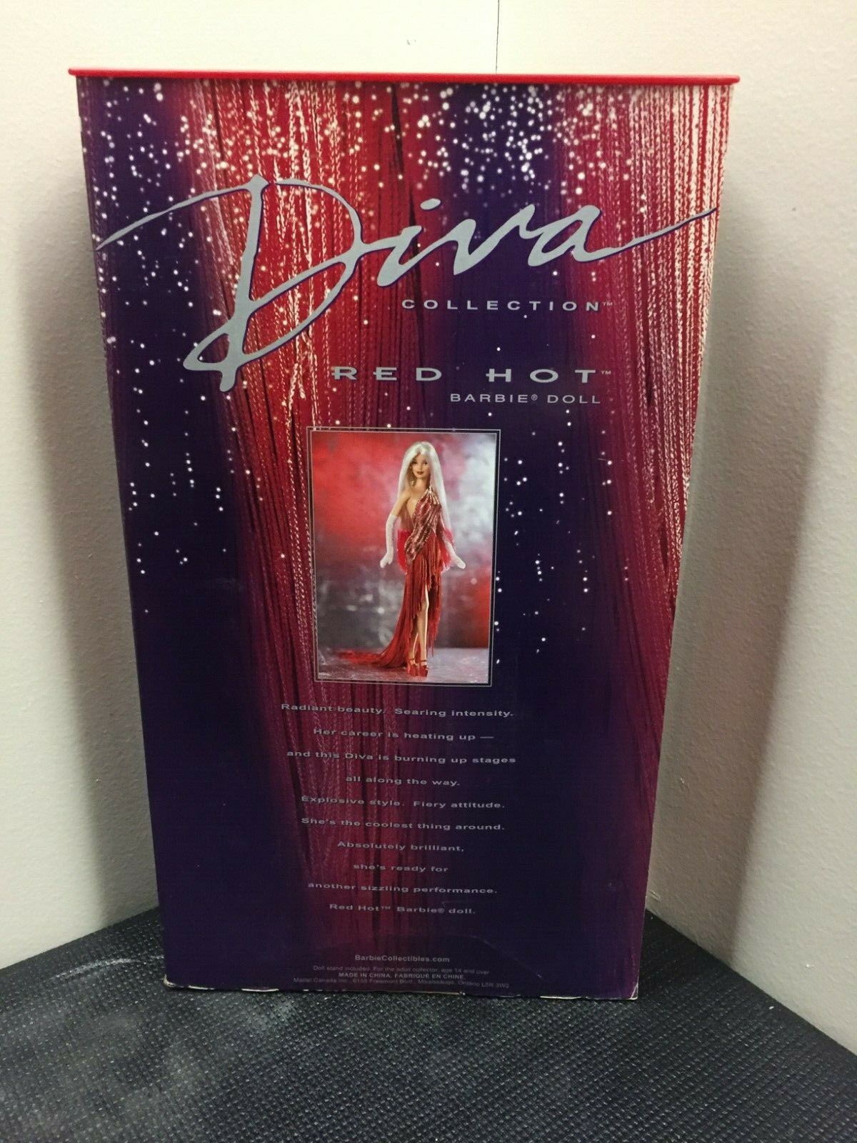 BRAND NEW NRFB MATTEL Barbie Doll Diva Collection Red Hot