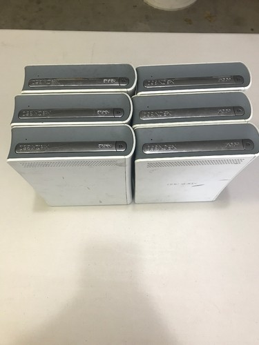 Lot of 6 Xbox 360 HD DVD Attachment Untested Parts/Repair Good Condition!