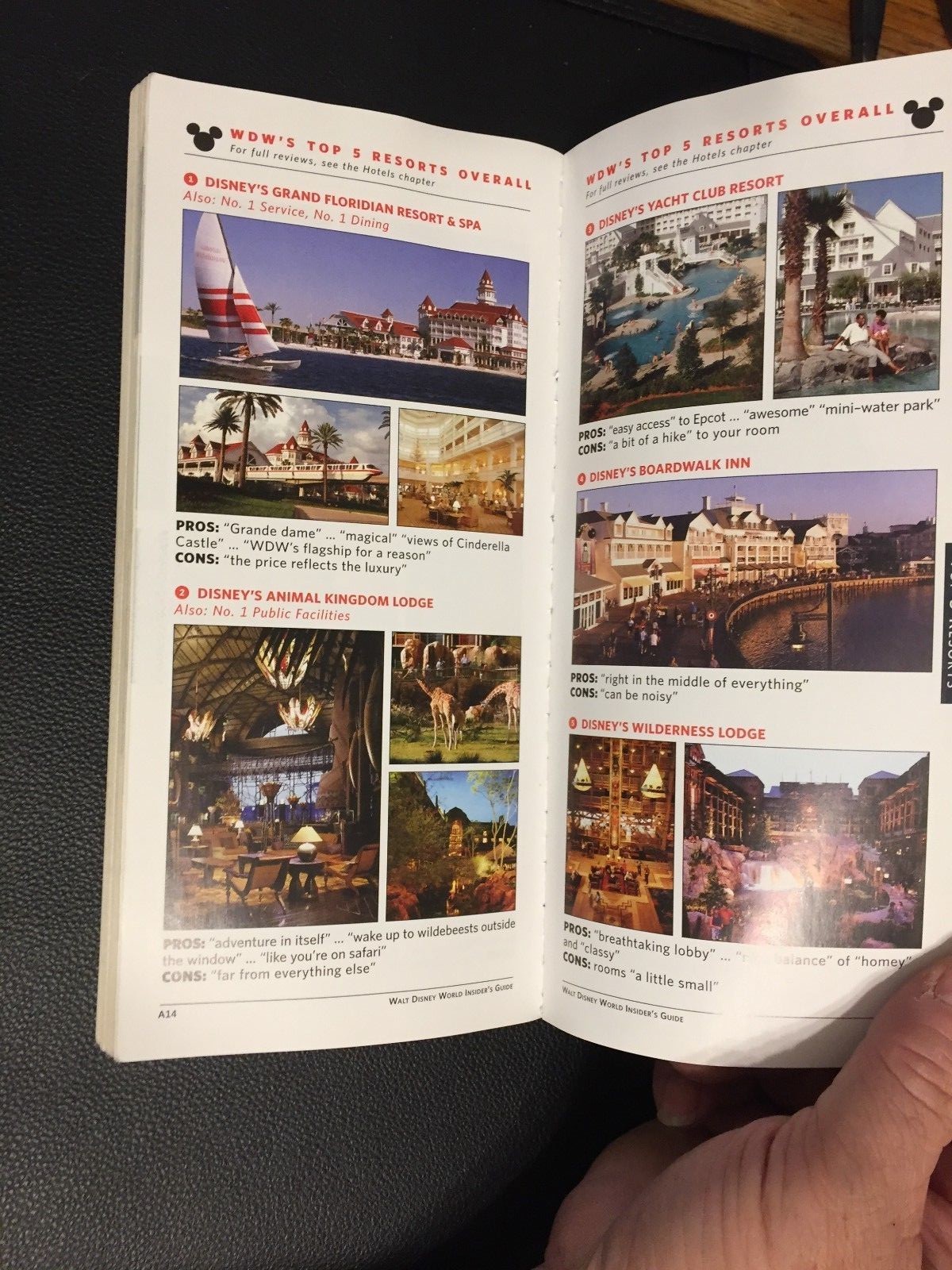 ZAGAT Walt Disney World Insider's Guide book - Shopping, Dining, Recreation, etc