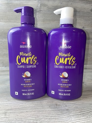aussie miracle curls Shampoo And Conditioner 30.4 Oz Pump Bottles