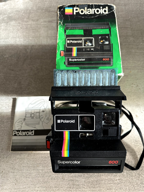 Polaroid Supercolor 600 Avec BoÃ®Te Notice Et Flash Fonctionnel