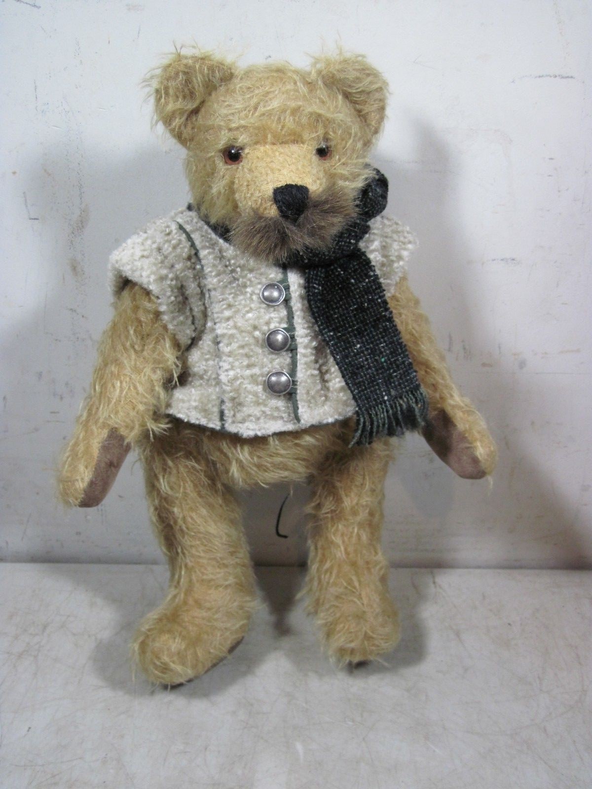 HERMANN teddy ORIJINAL ドイツ製　シリアルNO16330 Vintage 2003 Hermann 1st Flight Adventure Mohair Teddy Bear
