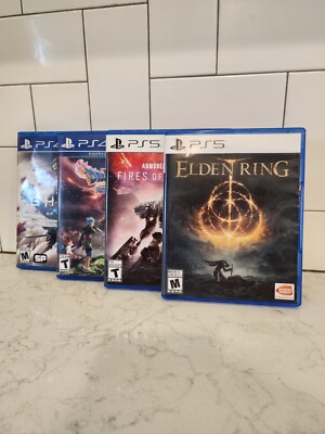 PS4/PS5 Games Lot - Elden Ring, Armored Core, Ghost Of Tsushima, Dragon Quest XI
