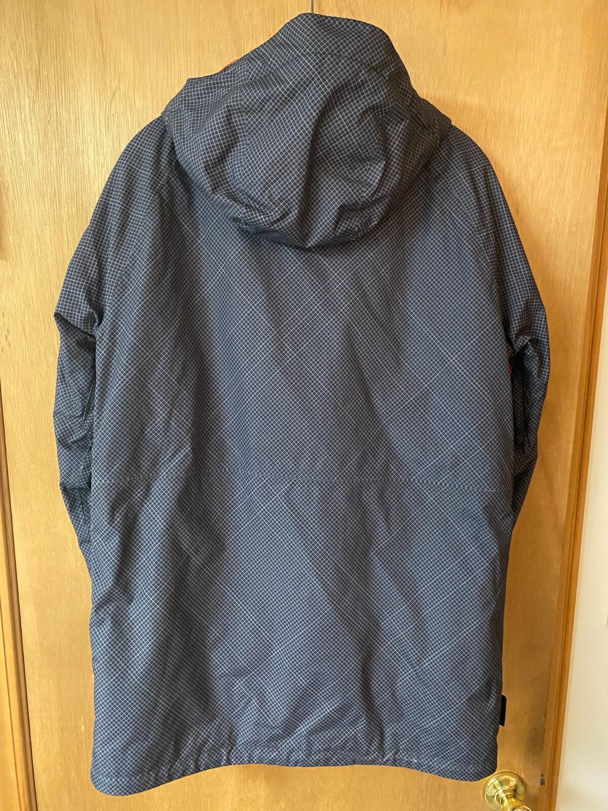 Burton Breach Snowboard Ski Jacket Men's Black Print Hooded DryRide - Size M
