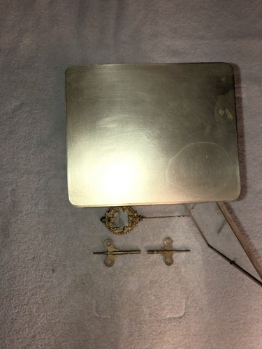 1910’s Antique Waterbury Crystal Regulator Mantel Shelf Clock Working Correctly