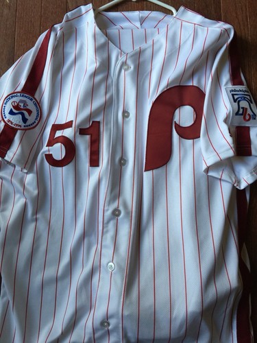 Carlos Ruiz Chooch Game Used Signed 2016 TBTC Jersey Pants Phillies MLB Auth