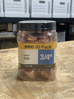 Nibco Copper Pressure Tube Cap Fitting 3/4'' x 3/4'' MPP617HD34 - (Pack of 50)