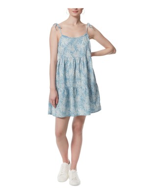 

JESSICA SIMPSON Женское светло-голубое короткое платье на тонких бретельках, Light blue