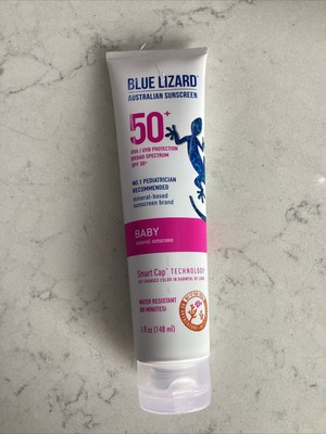 Blue Lizard SPF 50+ Mineral Based Baby Sunscreen Lotion  5 Fl Oz Exp 12/24