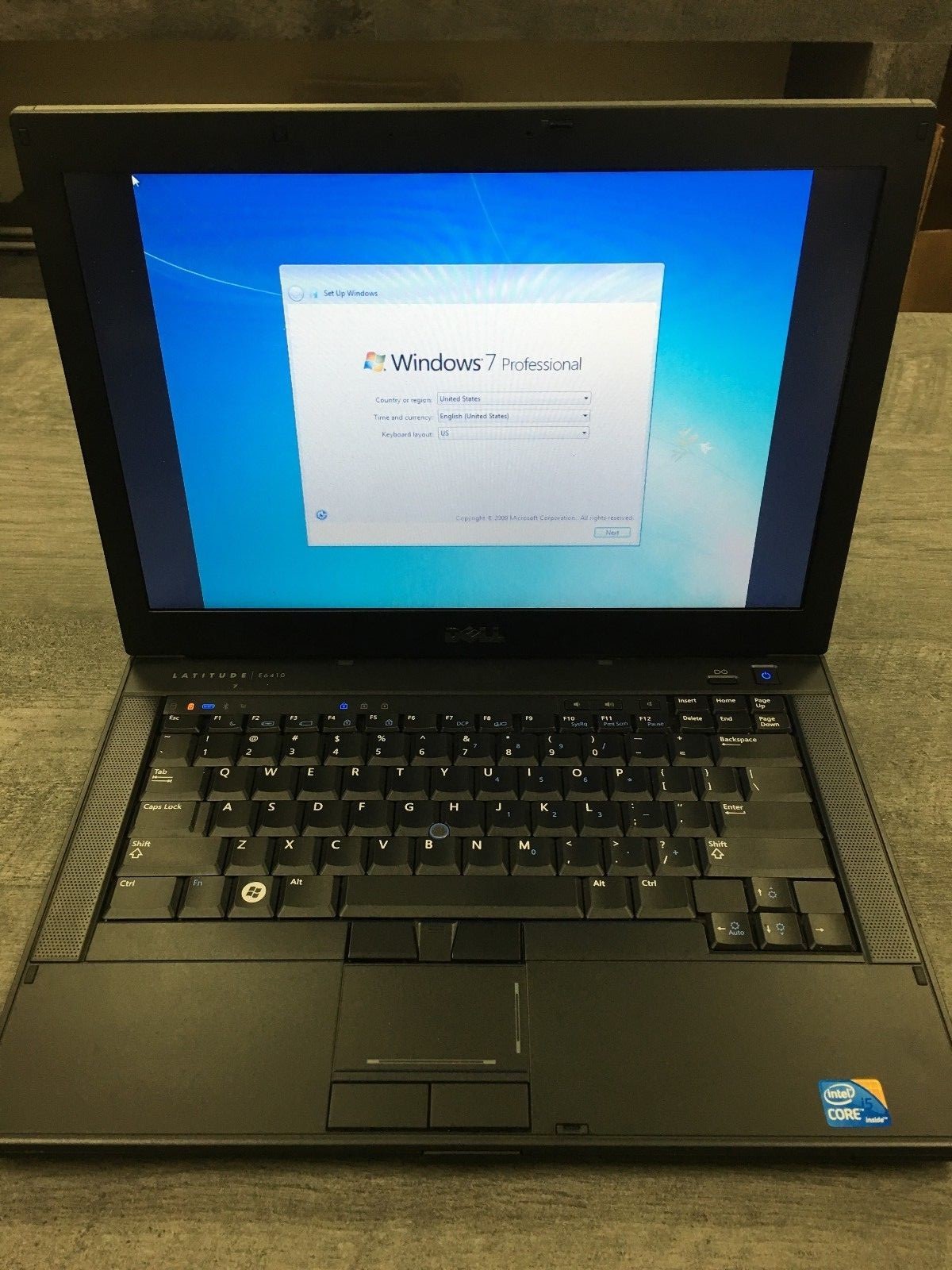 DELL LAPTOP LATITUDE E6410 Core i5, 250GB, 8GB RAM, DVDRW WiFi WINDOWS