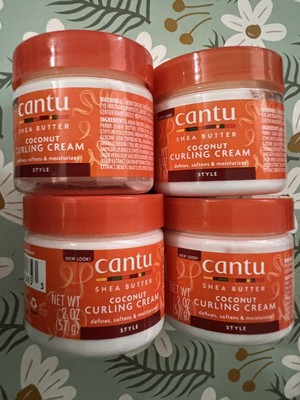 4 Cantu Shea Butter Coconut Curling Cream 2 oz each TRAVEL SIZE