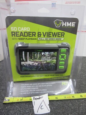 NEW HME SD Card Reader & Viewer with 1080P Playback Full HD Video Mode Trail CAM