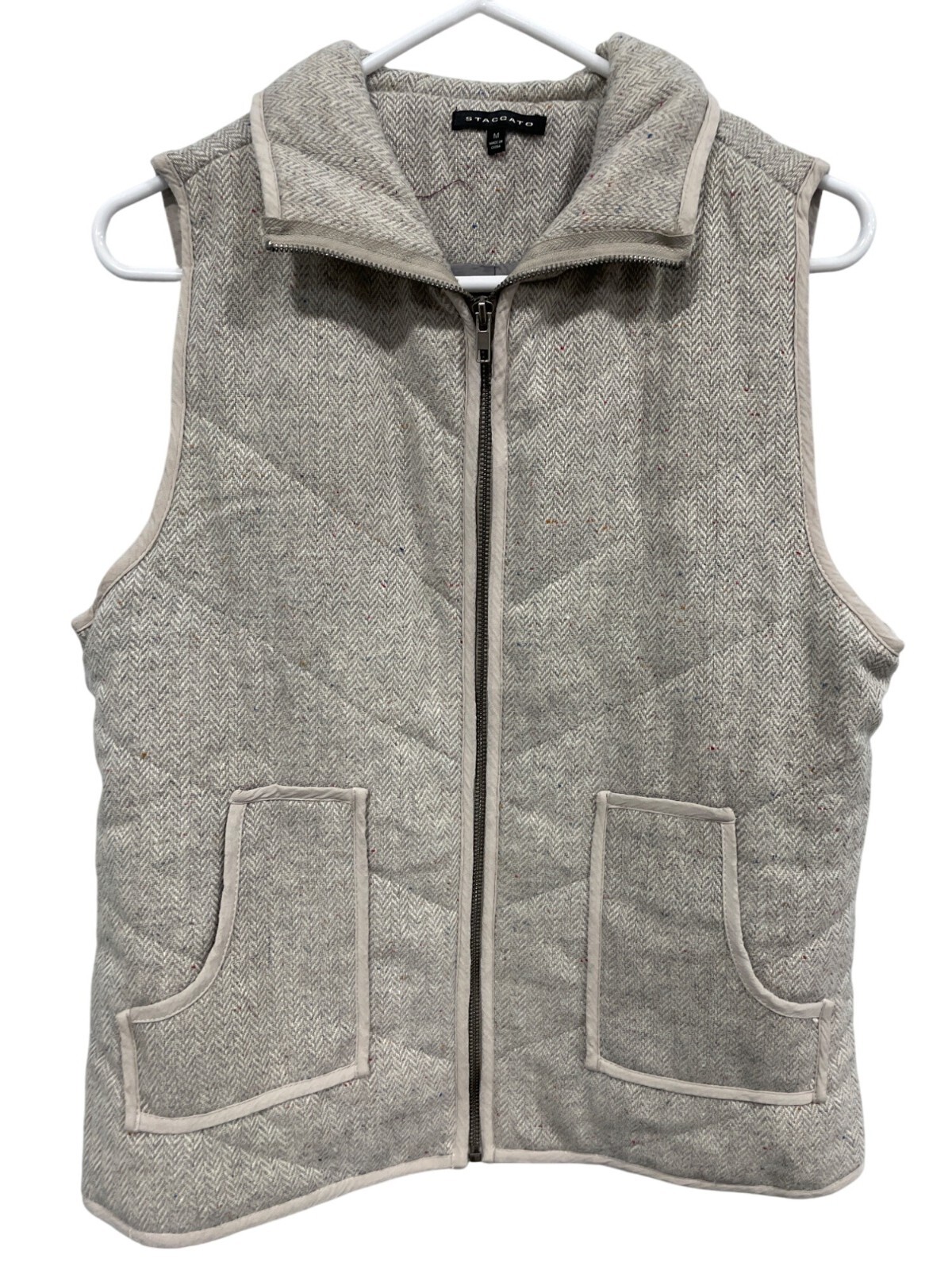 Ameri　HERRINGBONE LONG JACKET VEST HERRINGBONE LONG JACKET VEST Ameri Vintage