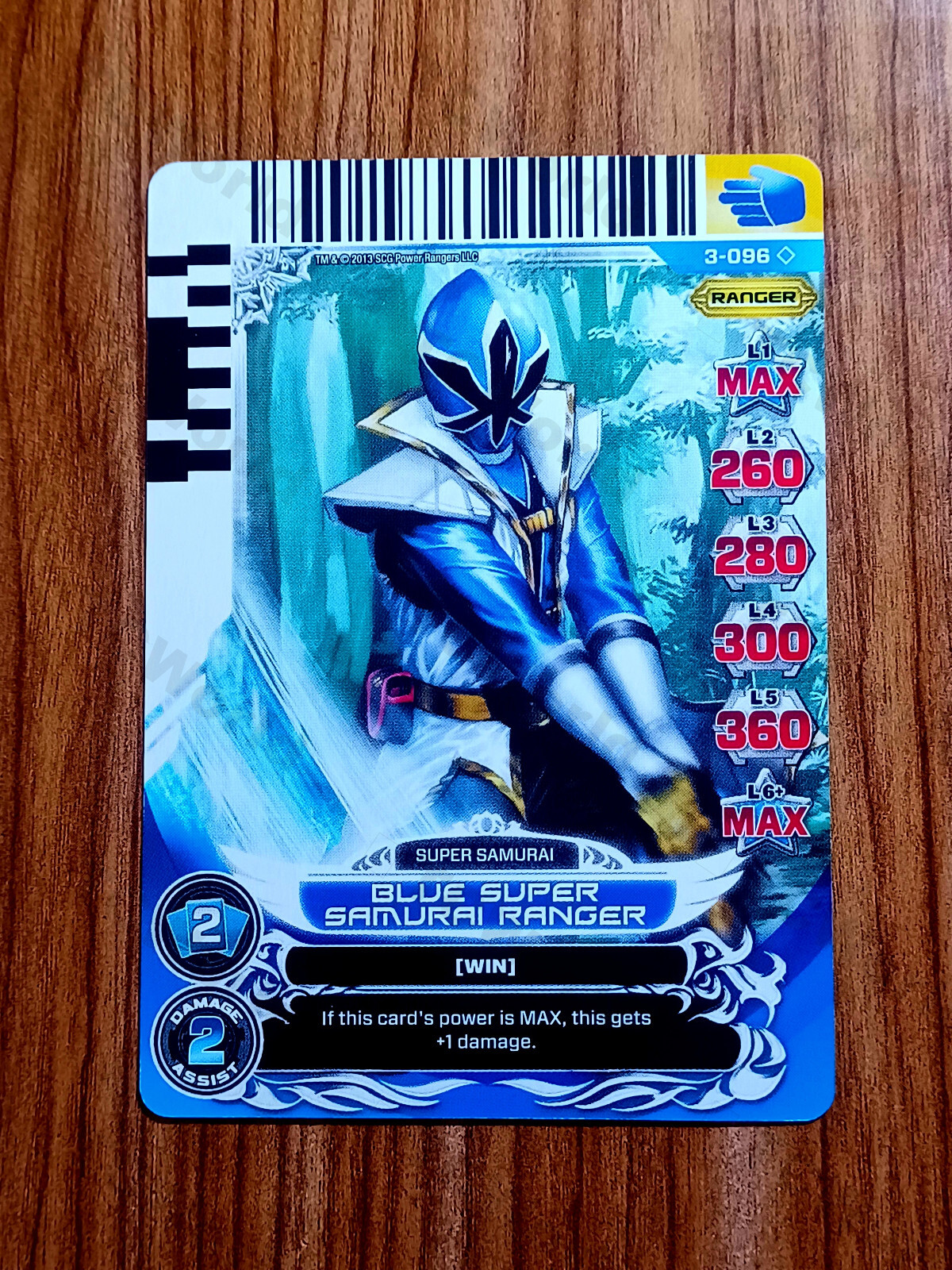 Power Rangers Universe of Hope 3-096 Blue Super Samurai