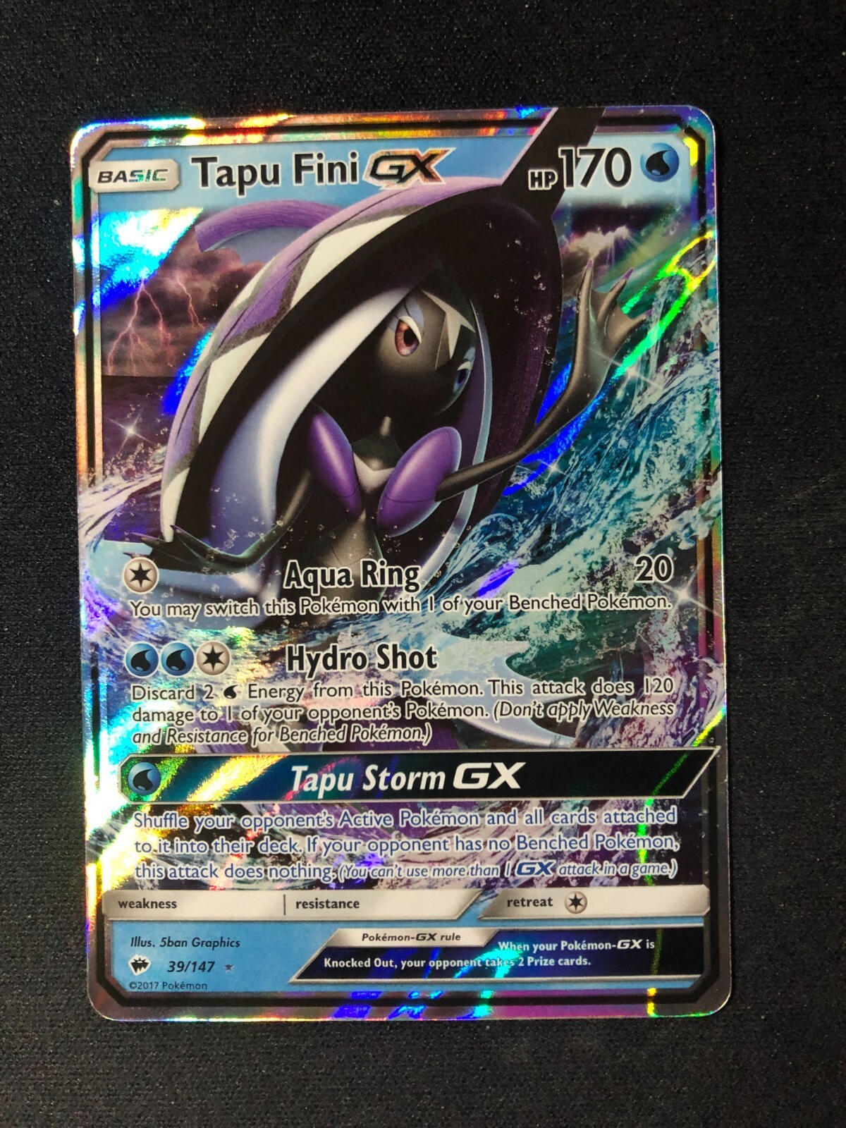Tapu Fini GX Pokemon TCG 39/147 Near Mint Condition | eBay UK