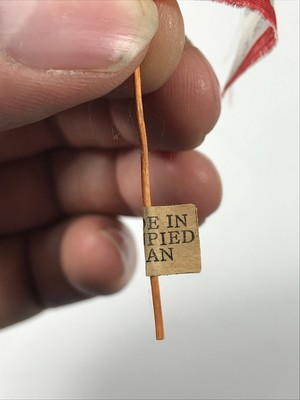 50's 60's Miniature California CA State Flag made in Occupied Japan