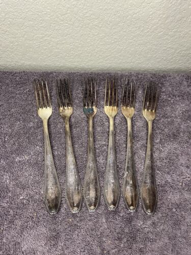 【Bruckmann 90 silverplate】テーブルナイフ　6本セット Bruckmann 27 piece 90 silverplate flatware - 6 place
