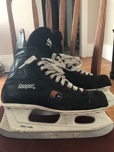 Vintage Cooper 102 Super lite Ice Hockey Skates Sr Size 9