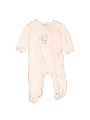 Absorba Girls Ivory Long Sleeve Bodysuit 6-9 Months