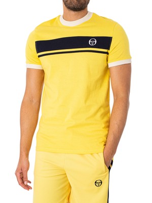 

Мужская футболка Sergio Tacchini Master, желтая, Желтый, STM14593-409