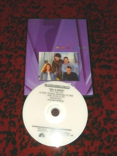 DVD Will & Grace Promo Press ROUGH CUT RARE Jennifer Lopez JLO No CD Blu-ray