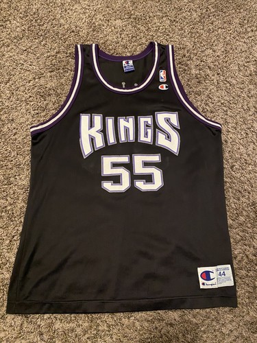 Size 44. 55 Jason Williams 90s Champion NBA Kings Jersey 