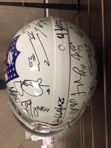2007 NFL Draft Class Signed Full Sized Helmet Peterson, Johnson, Lynch JSA
