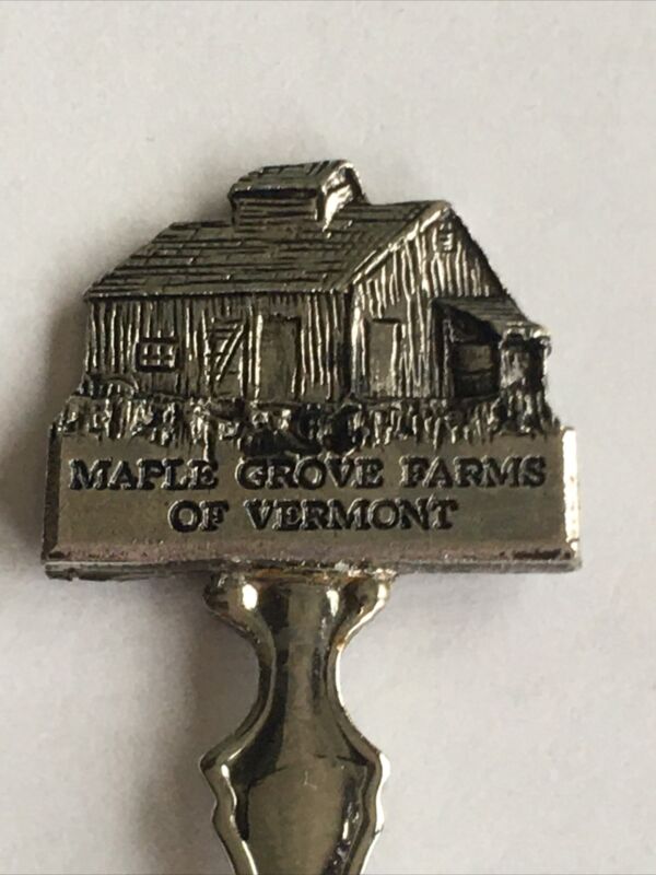 Vintage Souvenir Spoon US Collectible Maple Grove Farms Of Vermont