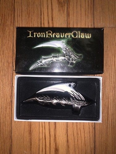 Reaver Stainless Steel Blackened Silver Finger Claw
