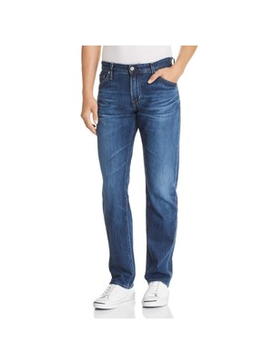 

AG AG-ED DENIM Мужские синие джинсы прямого кроя, облегающие джинсы, Синий, 1174DAS