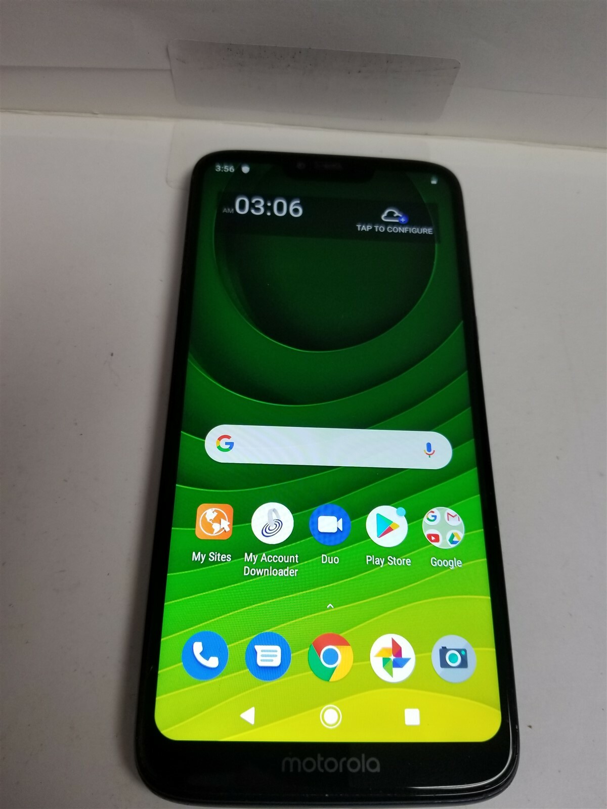 Motorola Moto G7 Optimo 32GB Blue XT1955DL (Straight Talk) Damaged