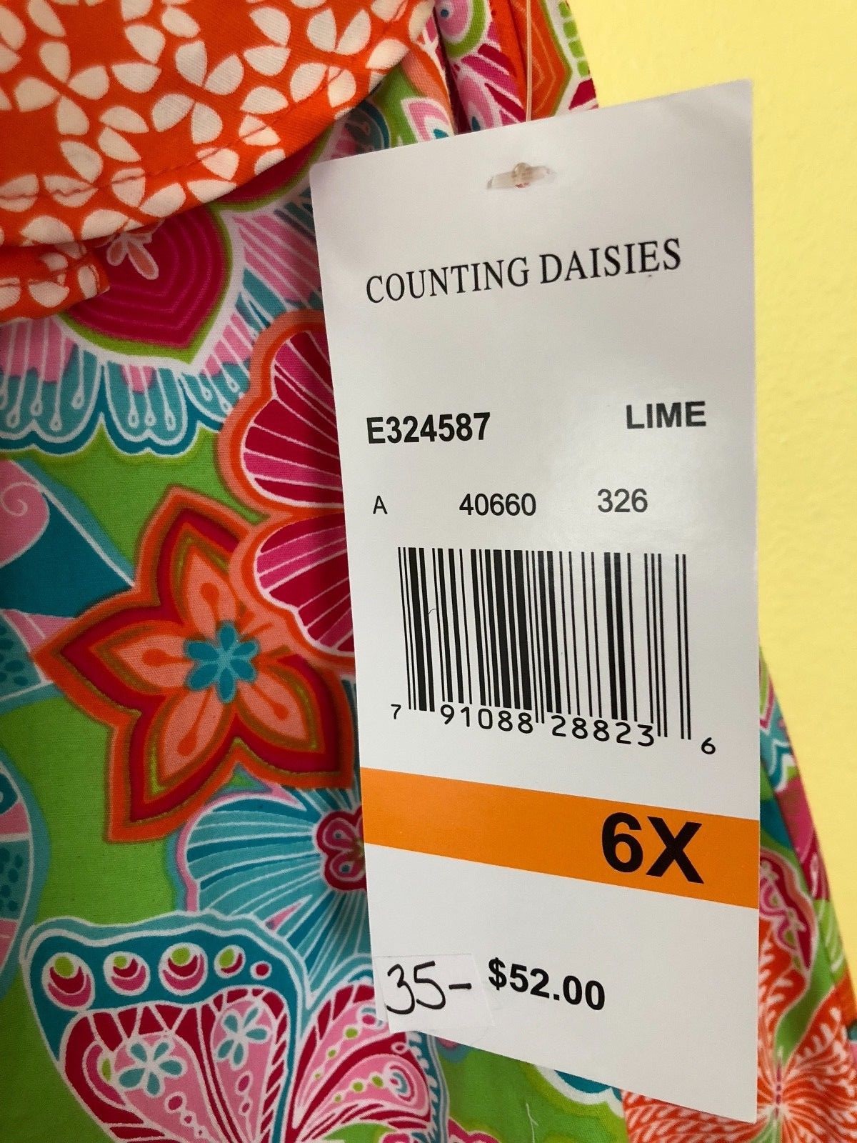 Girls Dress Multi colored floral/paisley print Size 6X Gorgeous colors