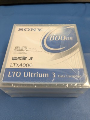 Sony LTO Ultrium 3 LTX400G LTO3 Data Cartridges - Lot of 2