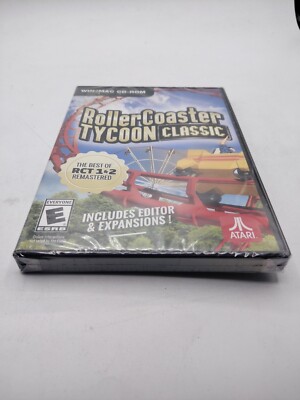 Roller Coaster Tycoon Classic- WIN/MAC CD-ROM - New & Sealed